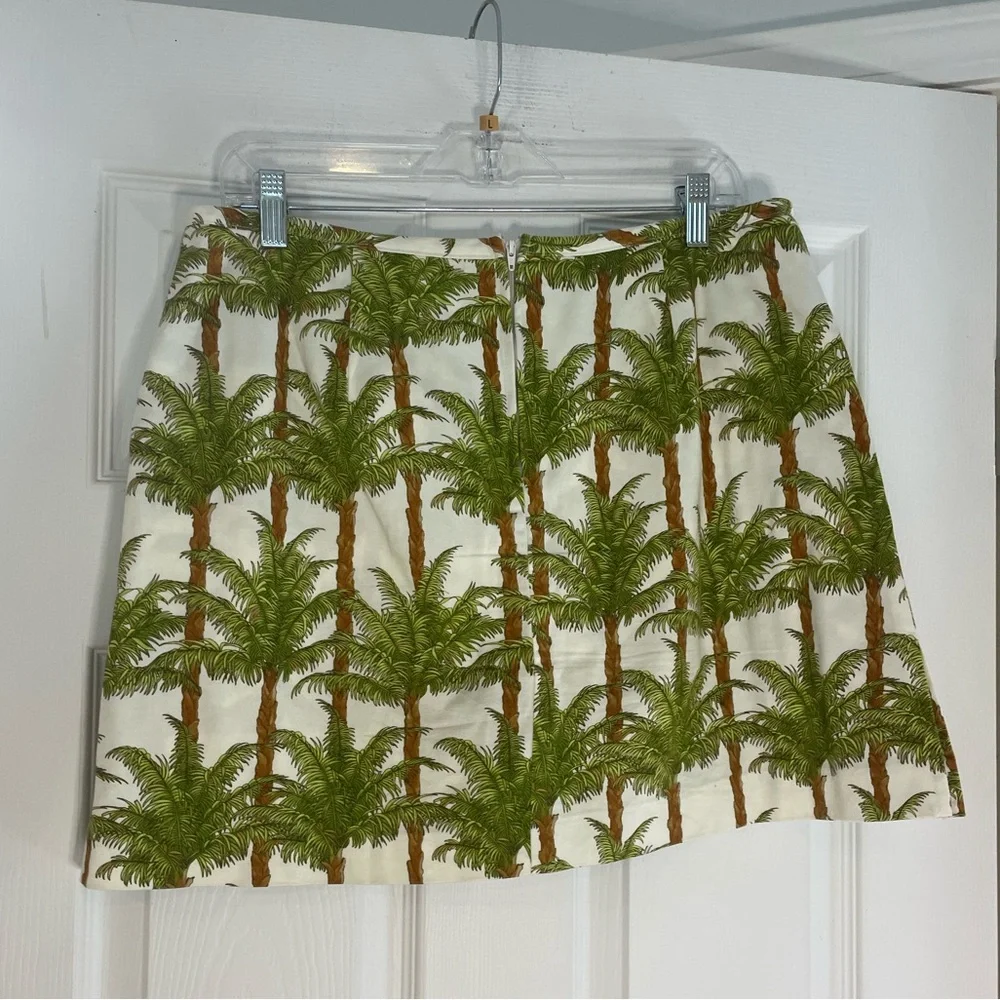 Bamboo Traders vintage palm print skort - size 14 - Picture 2 of 5